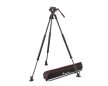 Manfrotto 5504x fluid videó fej 635 fast karbon szimpla lábú állvánnyal