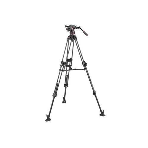 Manfrotto Nitrotech 608 fej + 645 fast karbon állvány k.terp ikerláb