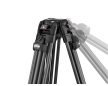 Manfrotto Nitrotech 608 fej + 645 fast karbon állvány k.terp ikerláb