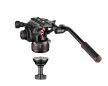 Manfrotto Nitrotech 608 video fej + karbon állvány középterp., ikerláb