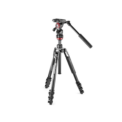 Manfrotto Befree live kit alu állvány csatos lábzárral+ fluid fej