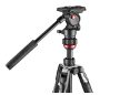 Manfrotto Befree live kit alu állvány csatos lábzárral+ fluid fej