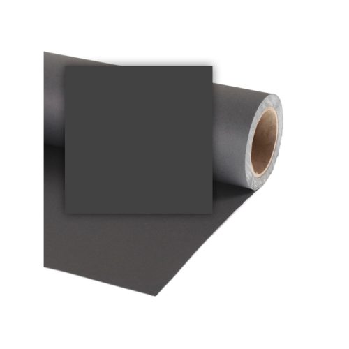 Colorama papír háttér 3.55 x 30m black (fekete)