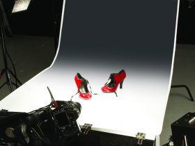 Colorama Colorgrad pvc háttér 110x170cm white/black