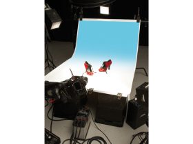 Colorama Colorgrad pvc háttér 110x170cm white/aqua