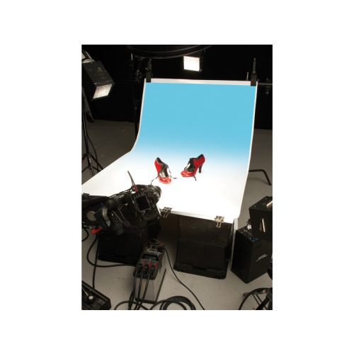 Colorama Colorgrad pvc háttér 110x170cm white/aqua