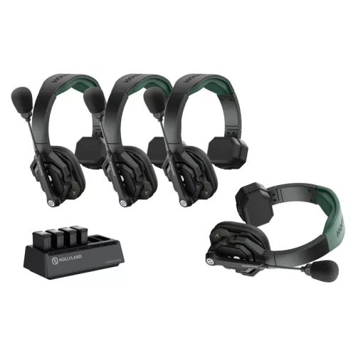 Hollyland Solidcom SE Pro- 4 Person Noise Cancelling Headset Intercom