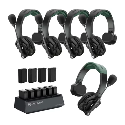 Hollyland Solidcom Se Pro 5 Person Noise Cancelling Headset Intercom