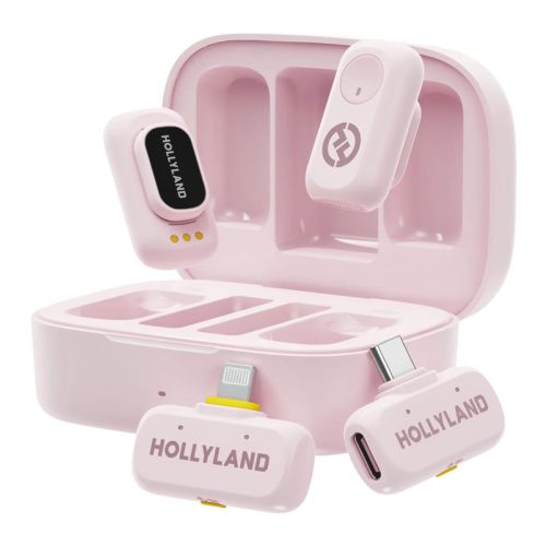 Hollyland Lark A1 Combo USB-C + Lightning (Cloud Pink)