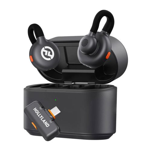 Hollyland Lark M2S Duo Wireless Lavalier Microphone with USB-C Plug (Space Gray)
