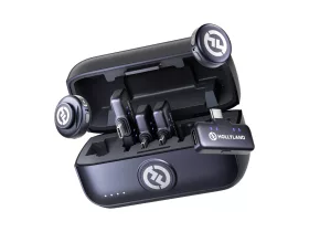   Hollyland LARK M3 Combo vezeték nélküli mikrofon szett, 2TX&4RX, USB-C