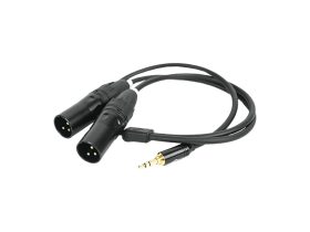 Hollyland 3.5mm to Dual XLR audio kábel