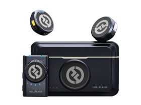   Hollyland Lark M2 Wireless Lavalier Microphone (Duo ,Shine charcoal)