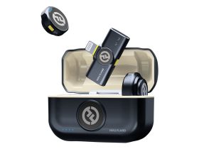   Hollyland Lark M2 Lightning - Wireless Lavalier Microphone with Lightning Plug (Shine Charcoal) KIRAKATI PÉLDÁNY