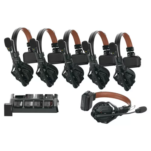 Hollyland Solidcom C1 Pro Wireless Intercom System with 6 ENC Headset