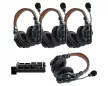 Hollyland Solidcom C1 Pro-4S-DH - 4 Person Noise Cancelling Headset Intercom Double-Ear Version