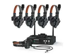   Hollyland Solidcom C1 Pro-Hub4S ENC 5-Person Full-Duplex Wireless Intercom System with Hub (1.9 GHz)