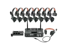   Hollyland Solidcom C1 Pro Wireless Intercom System with 8 ENC Headset (+HUB Station)