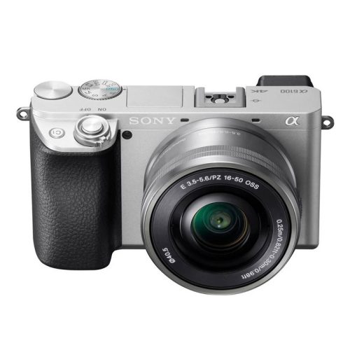 Sony Alpha 6100 ezüst váz + 16-50mm f/3.5-5.6 (USB-C)