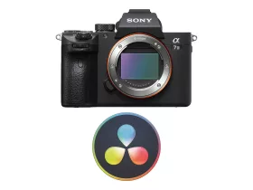   Sony Alpha 7 III + Davinci Resolve Studio kit + ajándék táska és állvány