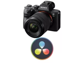   Sony Alpha 7 III + 28-70mm f/3.5-5.6 OSS II + Davinci Resolve Studio Kit + ajándék táska és állvány