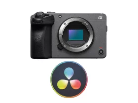 Sony FX30 Cinema kamera + Davinci Resolve Studio Kit