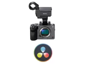   Sony FX5 Cinema Line kamera + XLR Unit + Davinci Resolve Studio kit