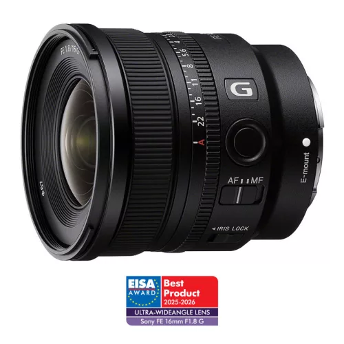 Sony FE 16 mm f/1.8 G Lens
