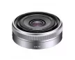 Sony SEL 16mm F:2.8 ezüst objektív (SEL-16F28)