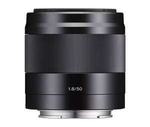 Sony SEL 50mm F:1.8 fekete objektív (SEL50F18B.AE)