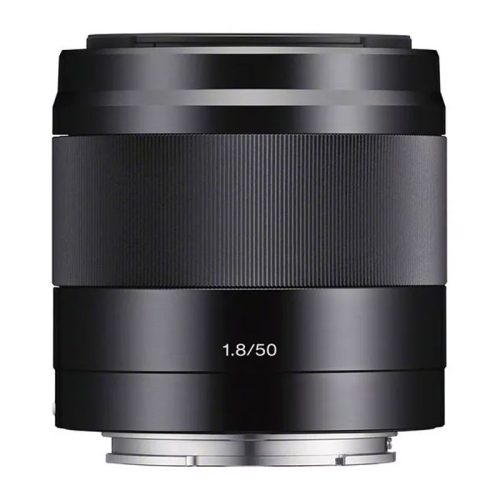Sony SEL 50mm F:1.8 fekete objektív (SEL50F18B.AE)