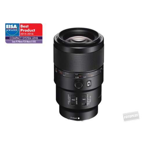 Sony SEL FE 90mm F:2.8 G Macro objektív (SEL90M28G.SYX) + 40.000Ft pénzvisszatérítés