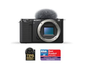 Sony ZV-E10 APS-C MILC Vlog kamera váz, fekete színben