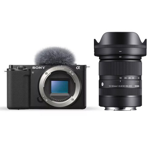 Sony ZV-E10 váz + Sigma 18-50mm f/2.8 DC DN (C) Sony F/SE