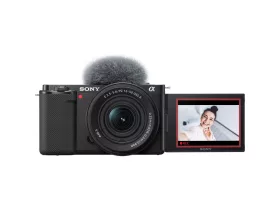   Sony ZV-E10 + PZ 16-50mm f/3.5-5.6 II Kit + Ajándék Joby Beamo Reel Creator Kit (tartalma: állványszett, mikrofon, LED lámpa) + Sony akku + Sony táska, - 30.000Ft kedvezmény TAVASZ30 kuponkóddal