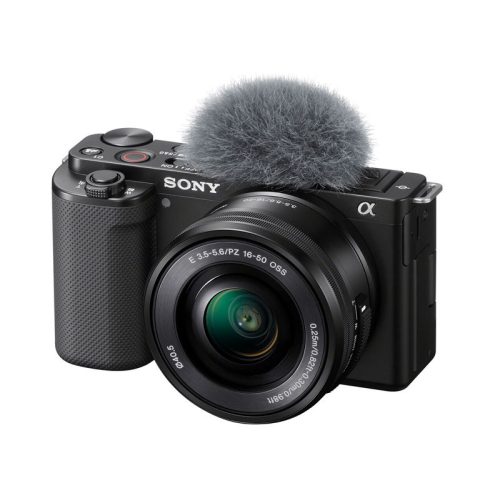 Sony ZV-E10 cserélhető objektíves fényképezőgép és vlog kamera, 16-50mm F/3.5-5.6 (SELP1650) objektívvel + Ajándék Sony fotós válltáska -10% a SONY-GALAKTIKUS-10 kuponkóddal