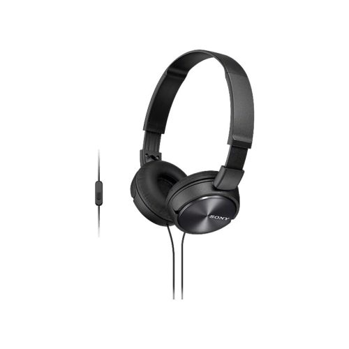Sony MDRZX310APB Vezetékes fejhallgató mikrofonnal fekete