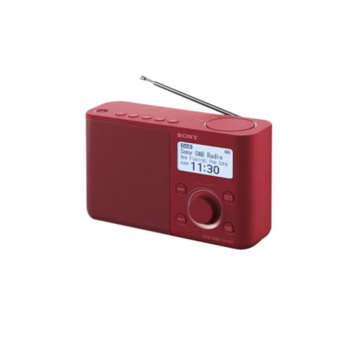 Sony XDRS61DW Portable DAB radio, red