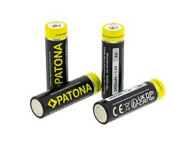 Patona 4x AA Mignon LR6 2200mAh Battery