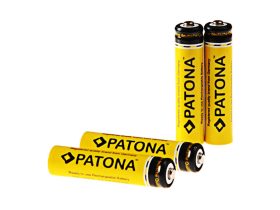 Patona 4x AAA Micro LR3 900mAh Battery