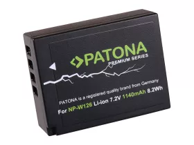   Patona Premium Battery Fuji NP-W126 HS33 Exr, HS30 Exr, akkumulátor