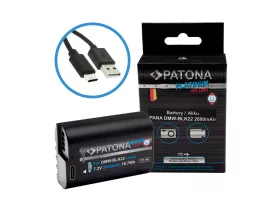 Patona Platinum DMW-BLK22 akkumulátor (USB-C)