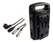 Patona DUAL V-Mount Töltő (Sony BP-95W BP-GL65 BP-190WS 4-Pin XLR kábellel)