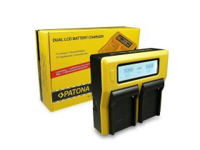 Patona Dual LCD USB töltő Canon BP-820-hoz