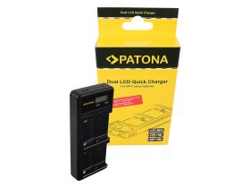 Patona Sony NP-F Dual LCD USB töltő (F550 F750 F970 FM50)