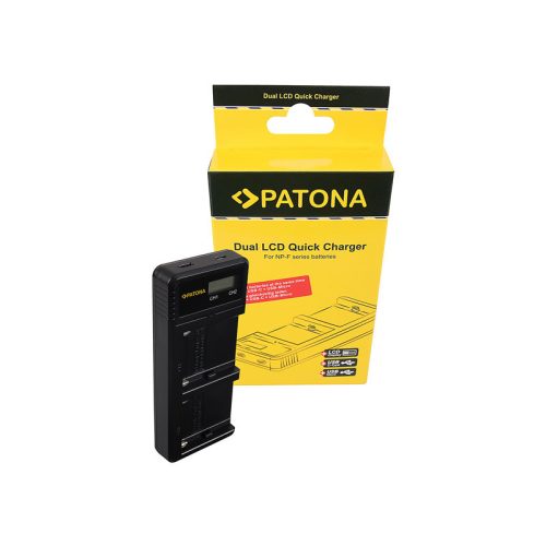 Patona Sony NP-F Dual LCD USB töltő (F550 F750 F970 FM50)