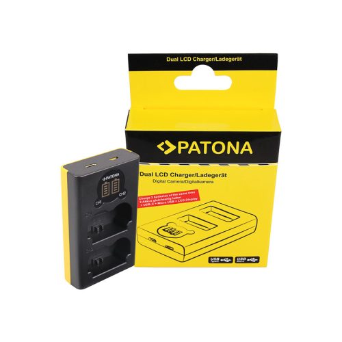 Patona Fuji NP-W235 Dual LCD USB töltő