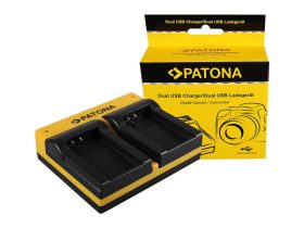 Patona Dual Töltő Nikon EN-EL20/20a Micro USB kábellel
