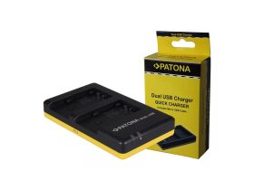   Patona Panasonic VW-VBT190 VBT-380 HC-V757 Dual-töltő, Micro USB