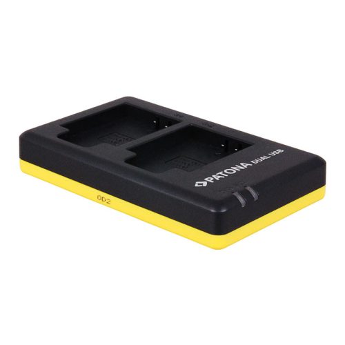 Patona Dual Quick Micro-USB charger for Olympus Li-50B, Li-90B